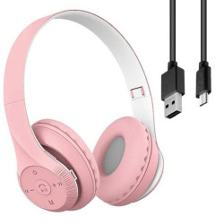 Бездротові навушники Bluetooth з мікрофоном ST95, бежеві