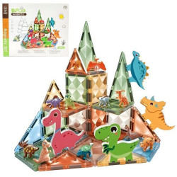 Магінтний конструктор з динозаврами 36 деталей, CH1214