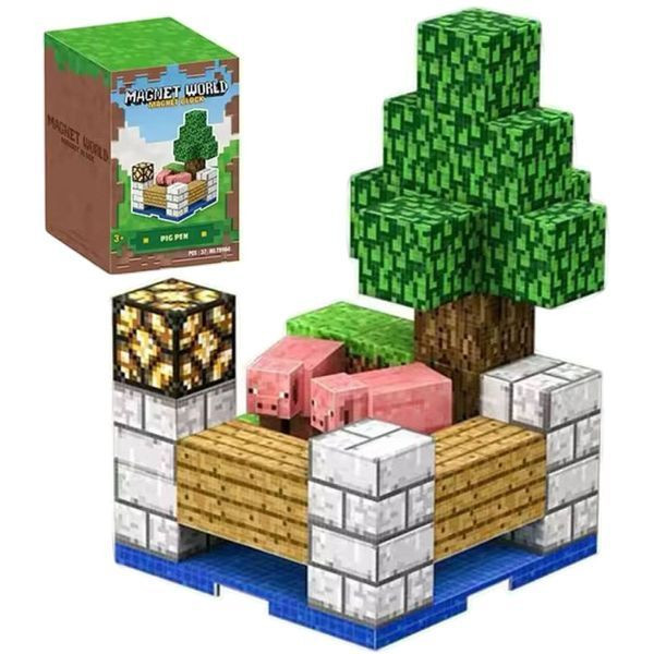 Магнітний конструктор, 37 деталей