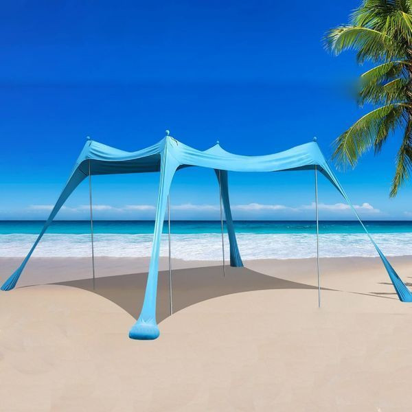 Пляжне шатро 200х210см, в чохлі, Синій