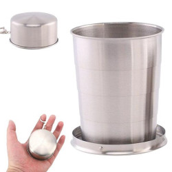 Складна склянка металева, 250 мл