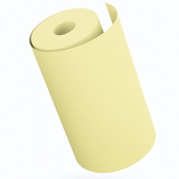 1шт Кольоровий термопапір для міні-принтера 57х25мм, Жовтий