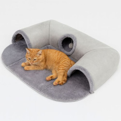 Ігровий тунель-лежанка для котів, 85х70см