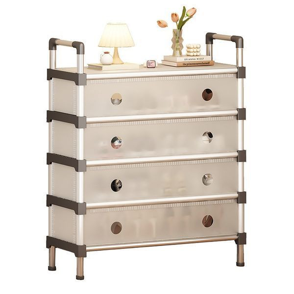 Тумба металева для передпокою з 4 полицями XL-1336