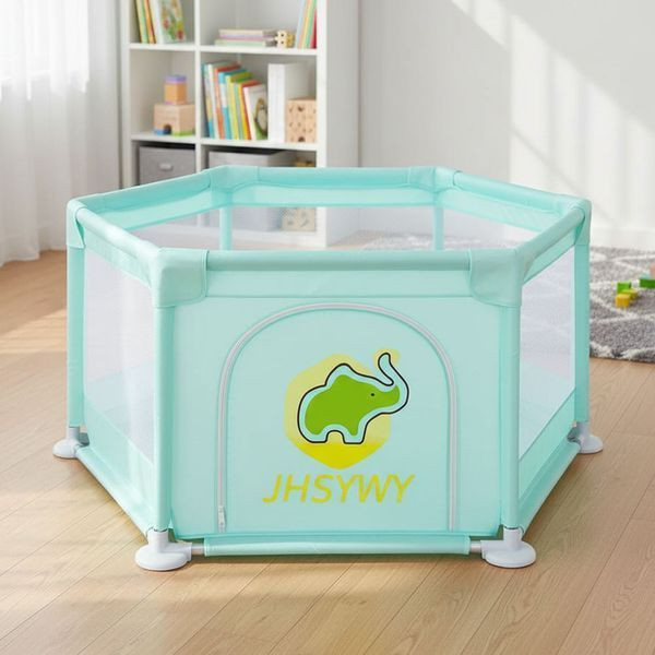 Дитячий складний манеж з сіткою, Зелений