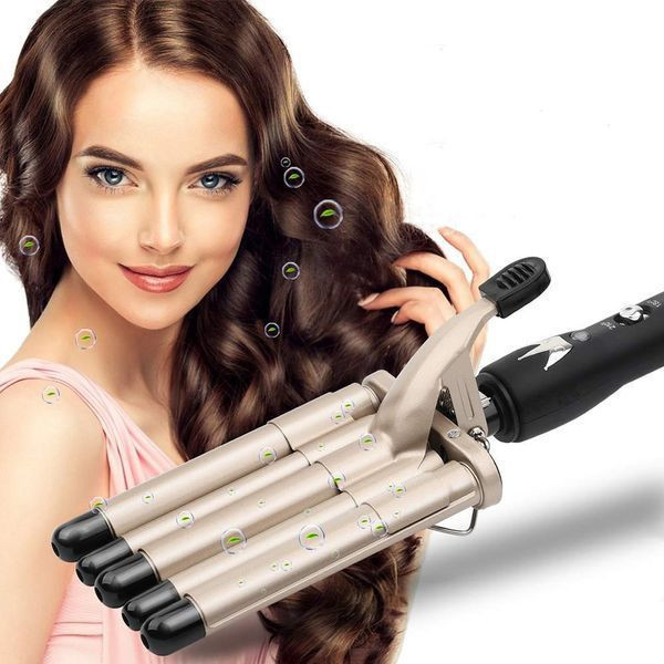 Плойка для волосся п'ять хвиль з регулюванням температури
