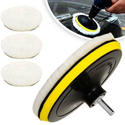 3шт Набір полірувальних насадок для авто 12,5см