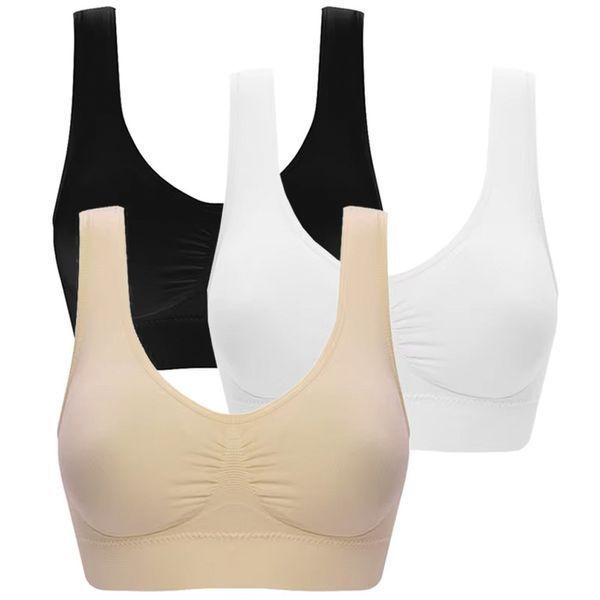 Комплект безшовних бюстгалтерів 3шт (Розмір M), Ahh Bra