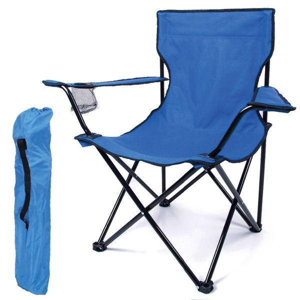 Стілець туристичний розкладний до 100 кг (80×76×50см)