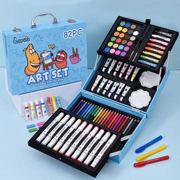 Дитячий набір для малювання у валізці (82 предмети)