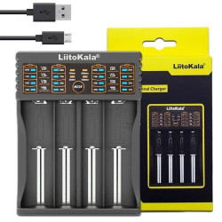 Інтелектуальний зарядний пристрій для акумуляторів Liitokala Lii-402