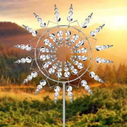 Декоративна вітряна скульптура у вигляді вітряка, 30см