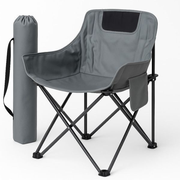 Кемпінговий стілець складаний 70×44×44см, GP 4269, Сірий