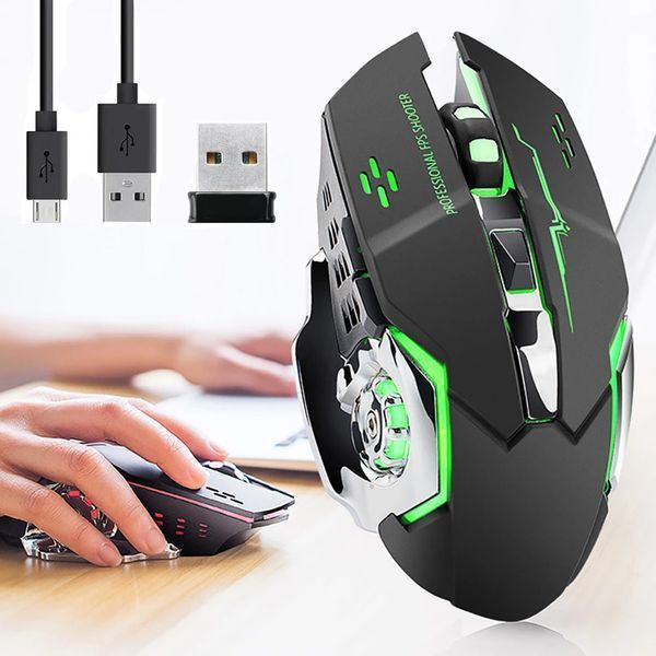 Бездротова мишка з RGB підсвічуванням BT T2