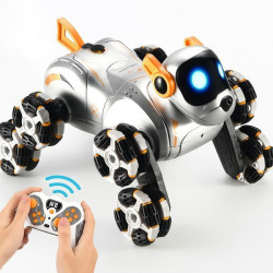 Інтерактивна робот-собака з пультом управління та музикою 27×17×19см