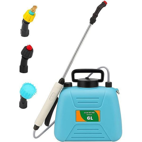 Акумуляторний обприскувач 6л з USB та 3 насадками