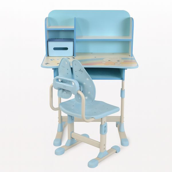 Дитяча парта та стілець F-2 (60x50x40 см)