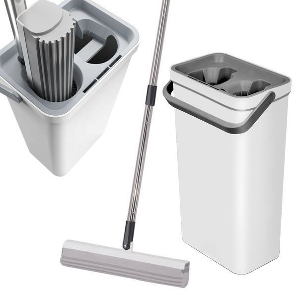 Набір для прибирання швабра з відром 7л, MD-01
