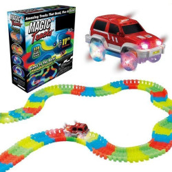 Дитячий гнучкий трек 220 деталей, Magic Tracks, з 1 машинкою