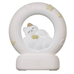 Акумуляторний настільний нічник AD-2205, Білий