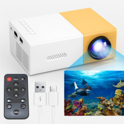 Міні-проектор Full HD з динаміком та пультом YG300