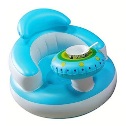 Дитяче надувне крісло з підстаканником 47см