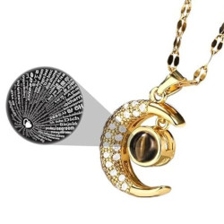 Кулон з проекцією I love You 100 мовами світу