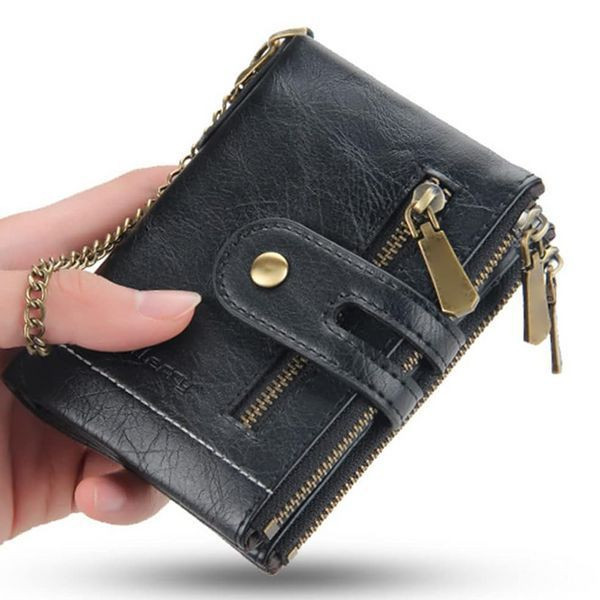 Чоловічий гаманець 13х10х3 см, Baellerry D3226 зі штучної шкіри, Чорний Чоловічий гаманець 13х10х3 см, Baellerry D3226 зі штучної шкіри, Чорний