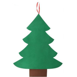 Дитяча новорічна ялинка з фетру 100 см, Без іграшок
