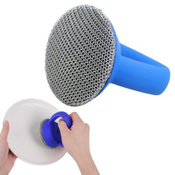 Скребок з ручкою для посуду CLEANING BRUSH AND-3, Синій