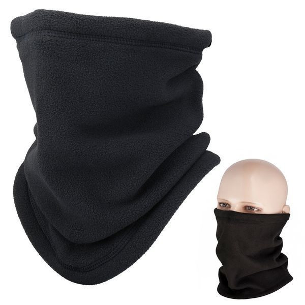 Зимовий теплий бафф, Чорний