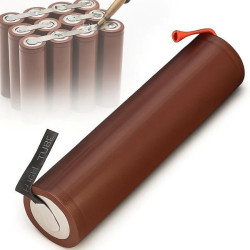 Акумулятор 18650 з контактами під паяння, 3000 мАг, 20А