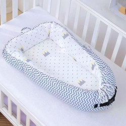 Кокон-гніздечко для новонароджених з матрацом 93х53см, Блакитний