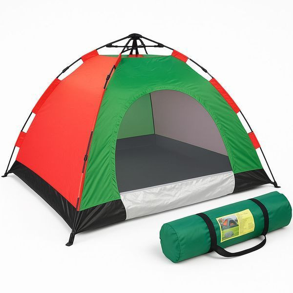 Автоматичний намет 3-місний зелений 235x150x135 з чохлом