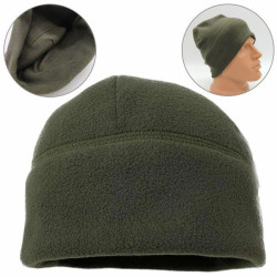 Зимова флісова шапка для ЗСУ, унісекс, Олива