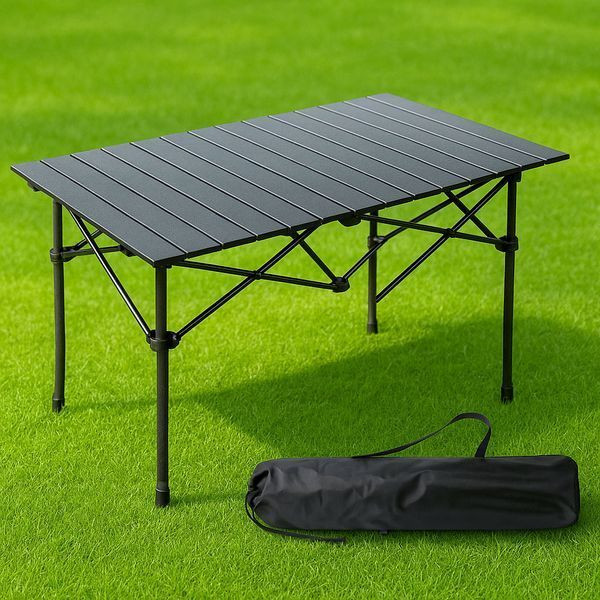 Розкладний столик з накидкою 95х52х50см