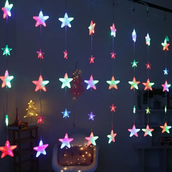 Гірлянда штора від мережі 3*1,8 м 120LED, Зіркопад XMAS Multi, Мультиколор