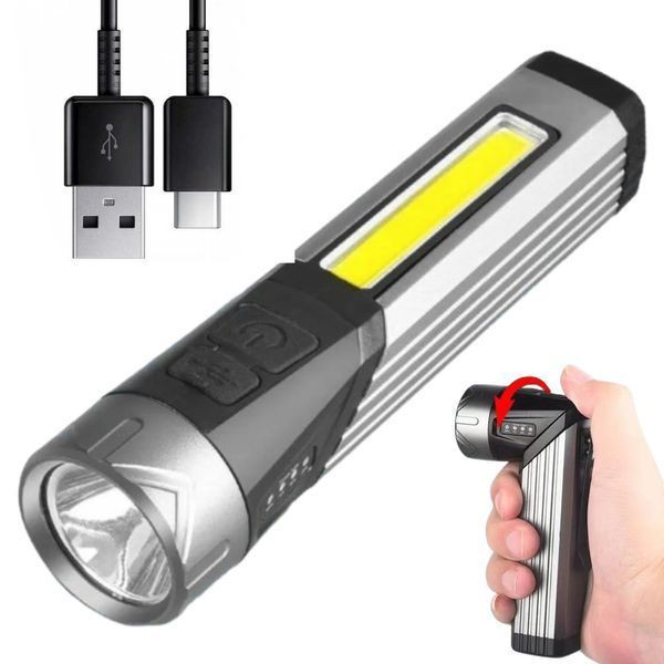 Ліхтарик акумуляторний 508-OSL+COB, від USB