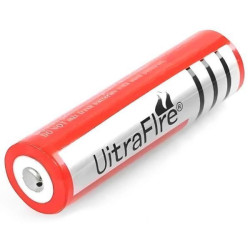 Акумулятор 18650, Ultra Fire, 6800 mAh (~800mAh), 3,7V, Червоний