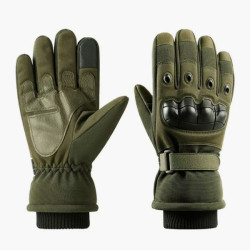 Тактичні зимові рукавички з сенсорним пальцем, Розмір М
